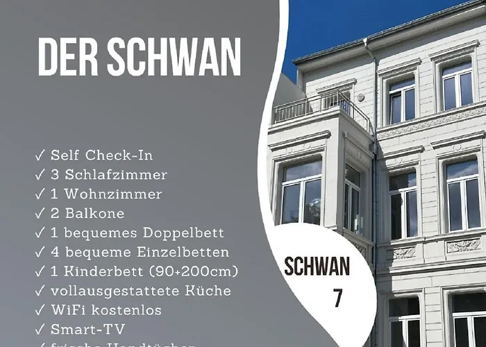 Der Schwan 7 - 3 Schlafzimmer - 2 Balkone - Zentral - 100 Qm